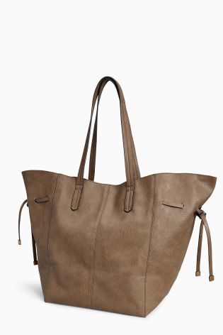 Tie Side Shopper Bag